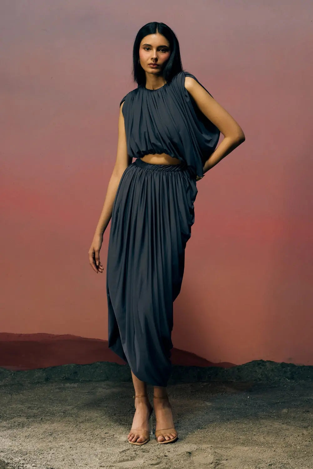 The Aveline Dress Ivoryrose.in