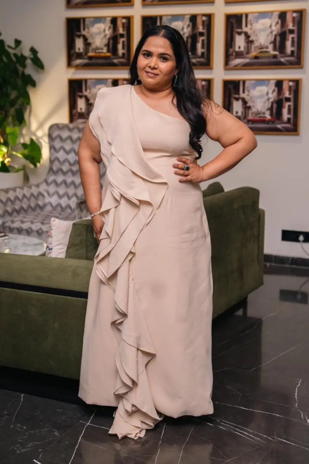 The Solene Dress Ivoryrose.in