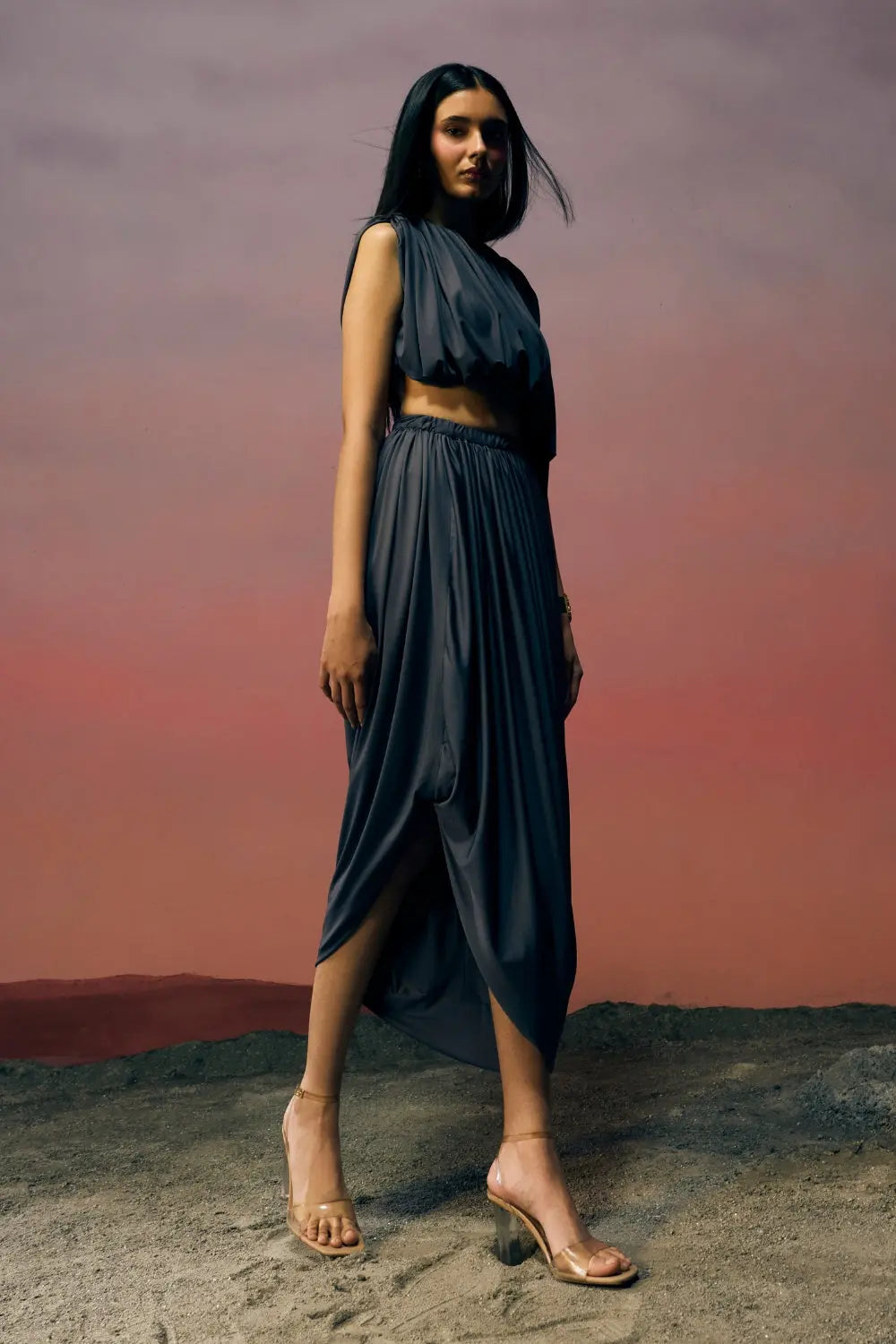 The Aveline Dress Ivoryrose.in