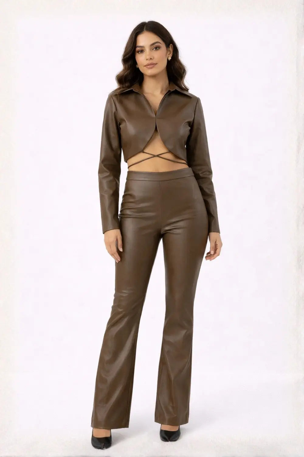Umbra Edge Faux-leather Set Ivory Rose