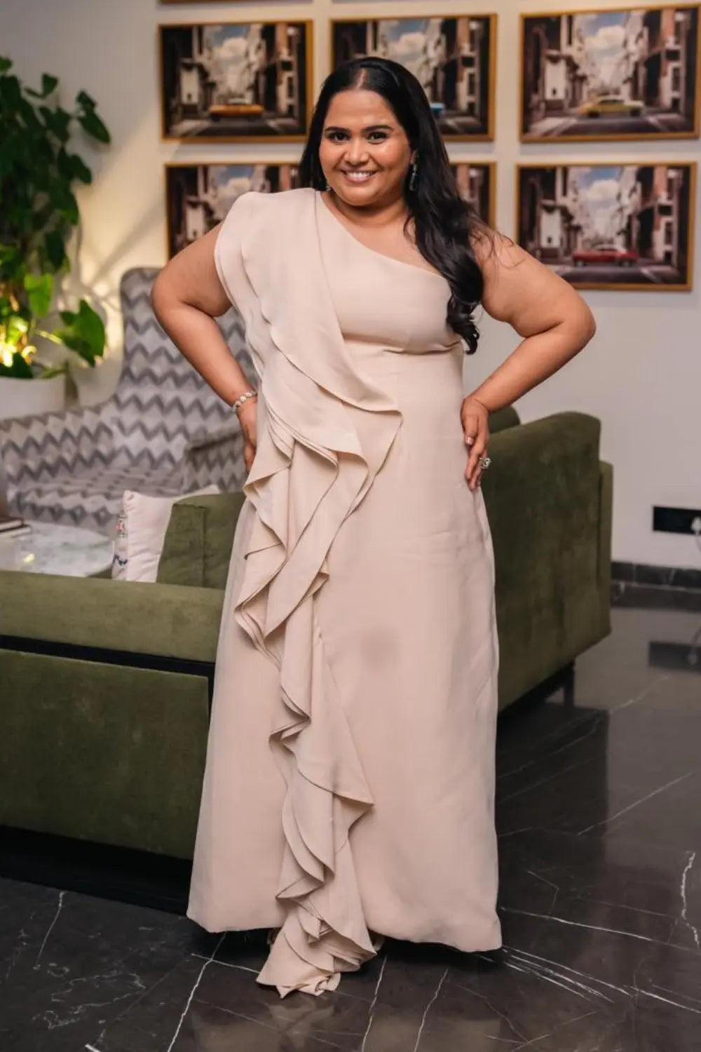 The Solene Dress Ivoryrose.in