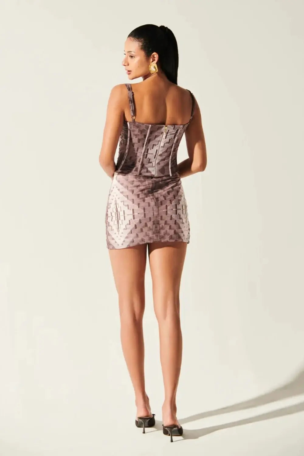 City Canvas (Co-ord Set) Ivory Rose