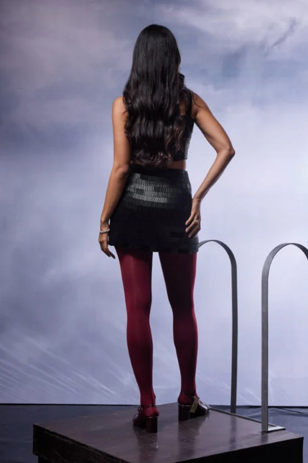 MIDNIGHT TEMPO Mini Skirt