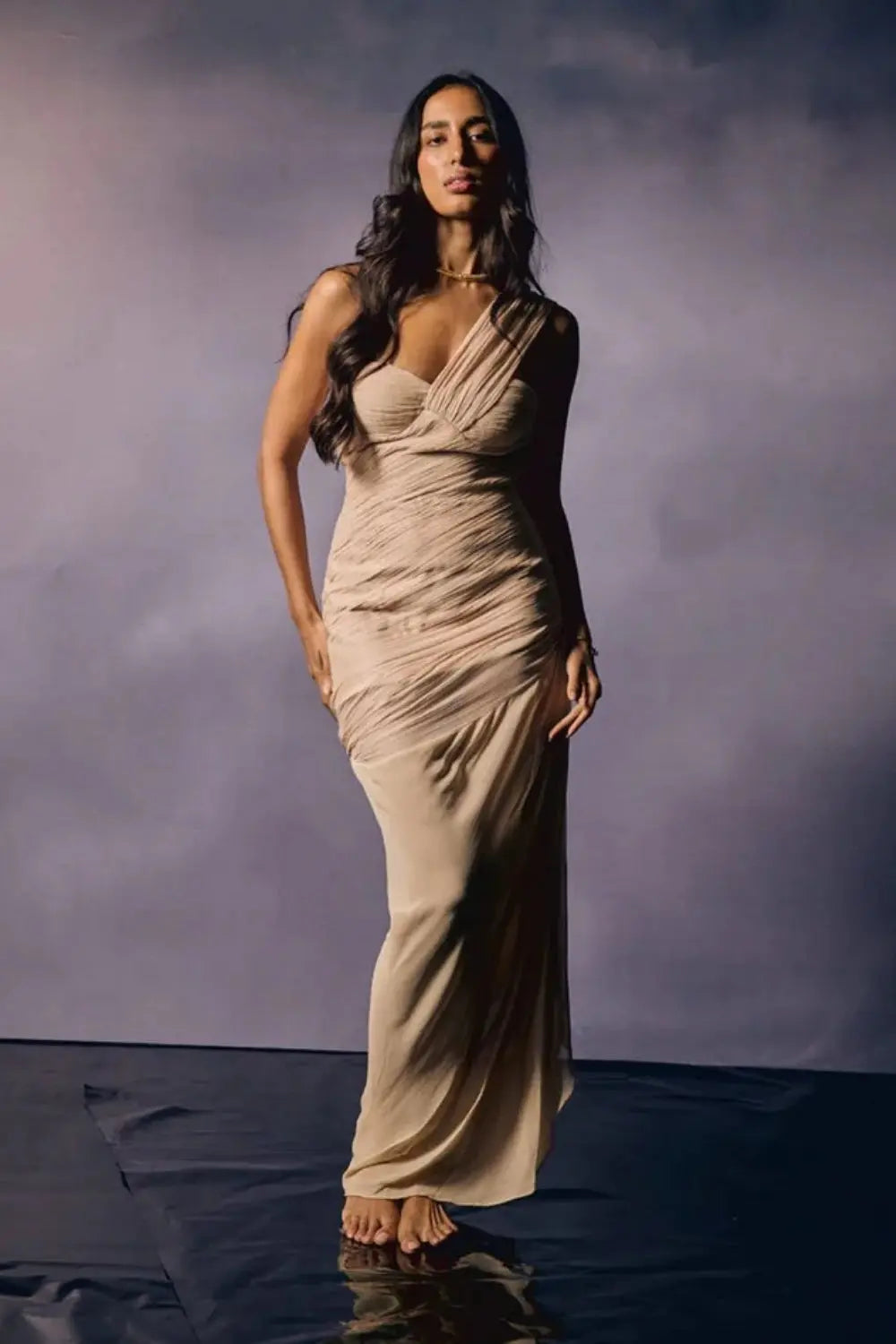 Eternal Drape Saree Ivory Rose