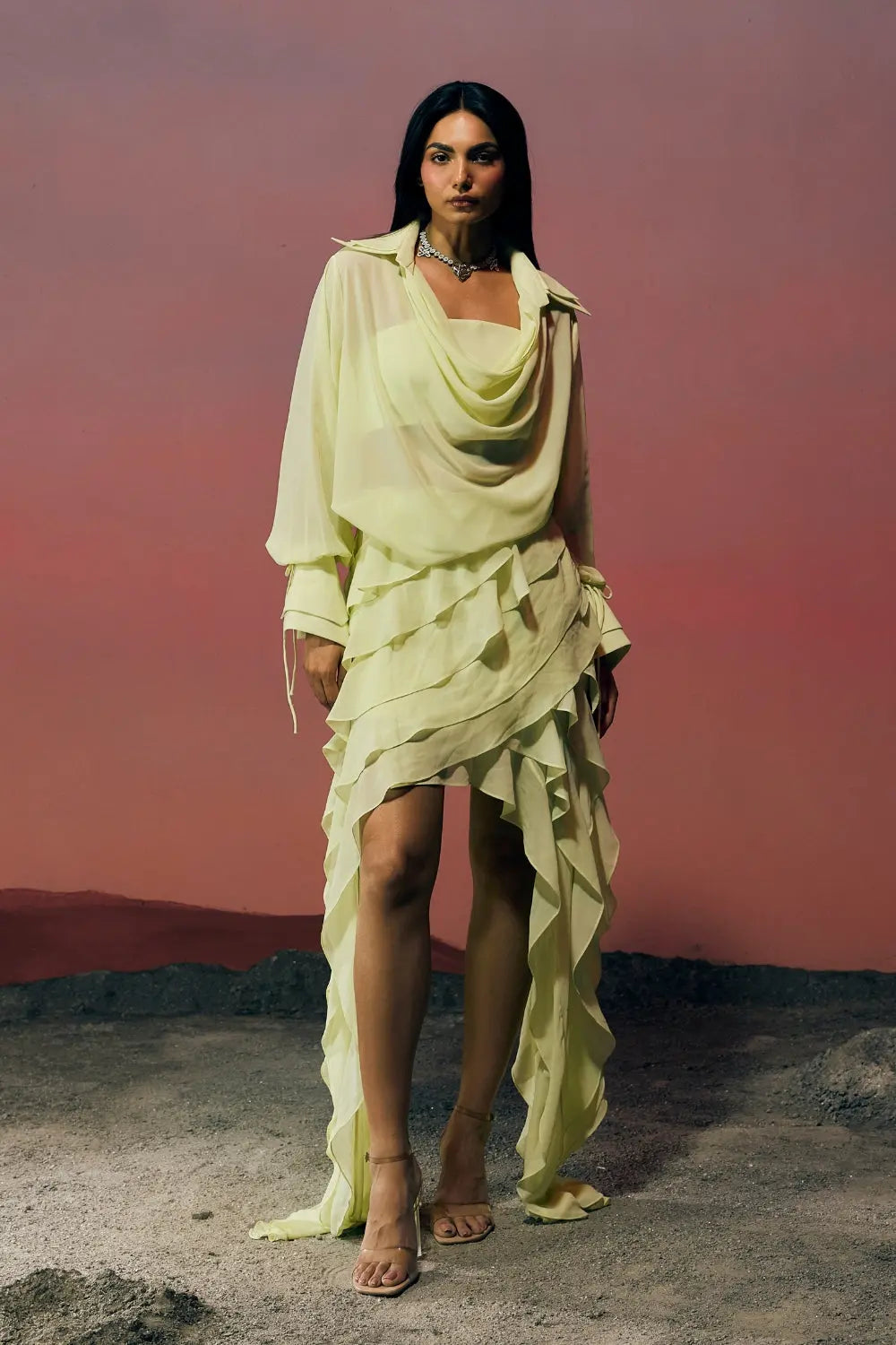 The Elara Dress Ivoryrose.in