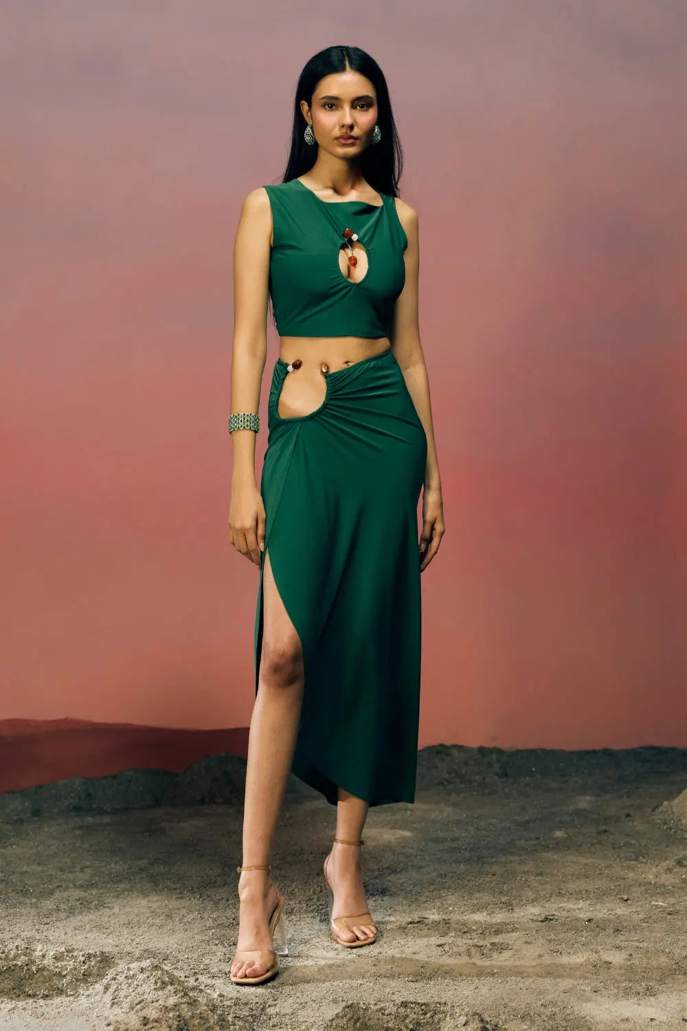 The Nerina Skirt Ivoryrose.in