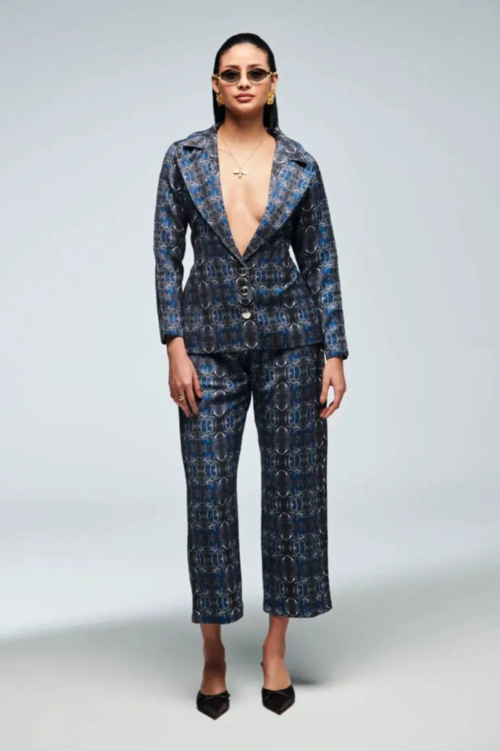 Nashville Night Power Suit Ivory Rose