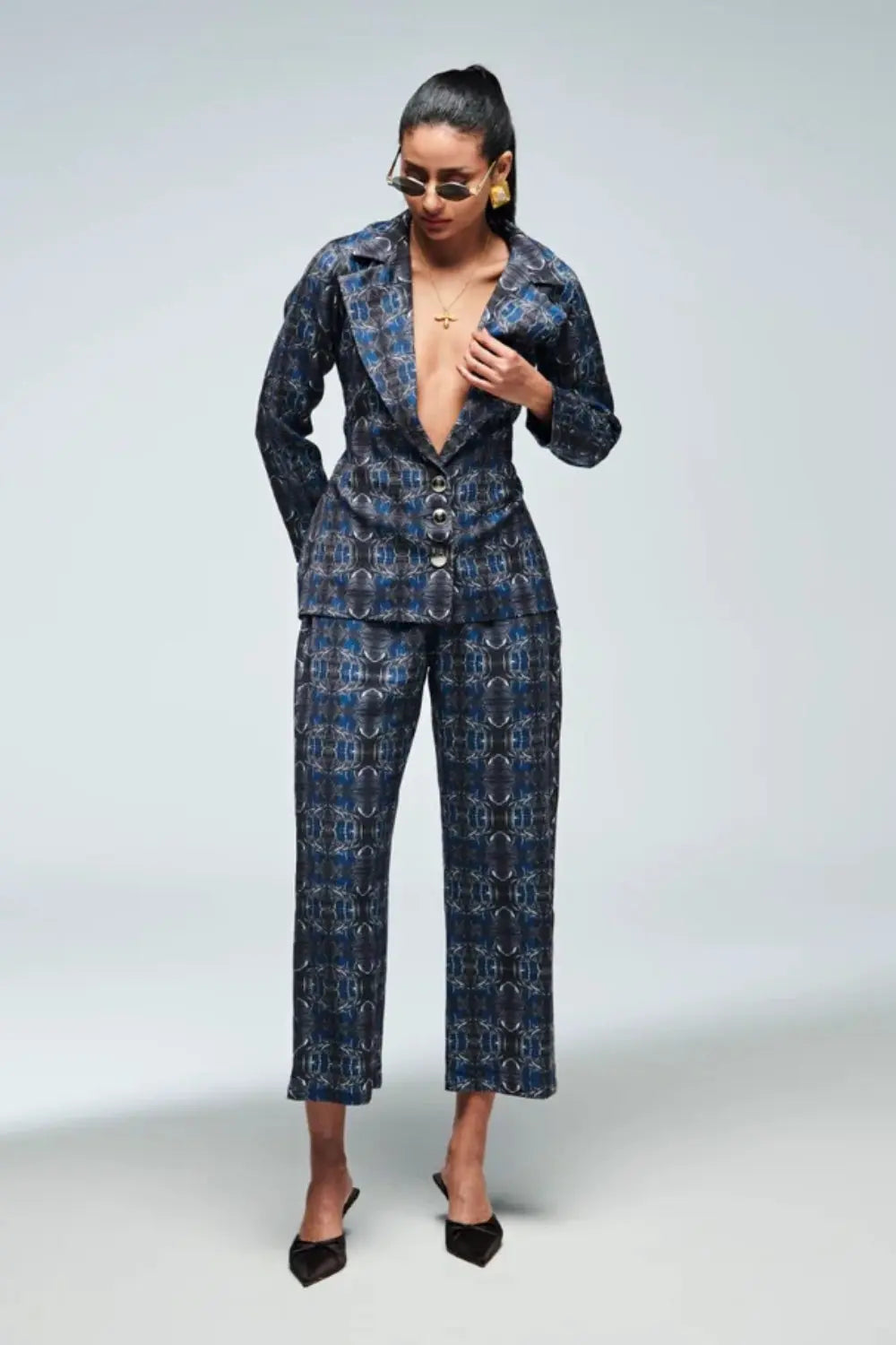 Nashville Night Power Suit Ivory Rose