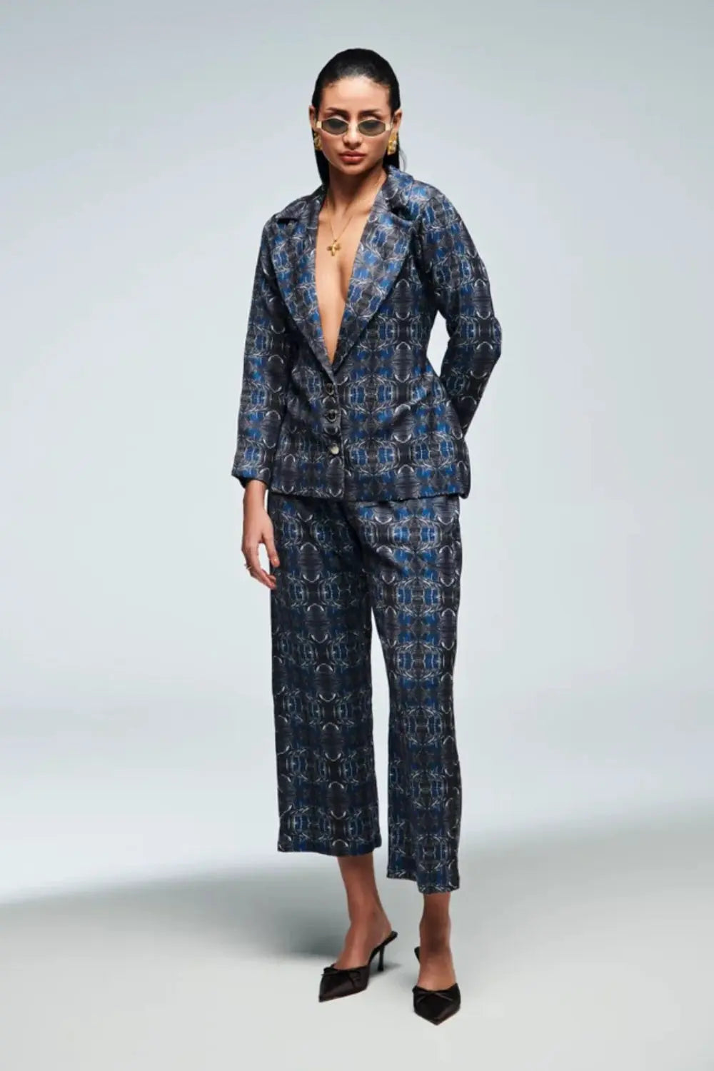 Nashville Night Power Suit Ivory Rose