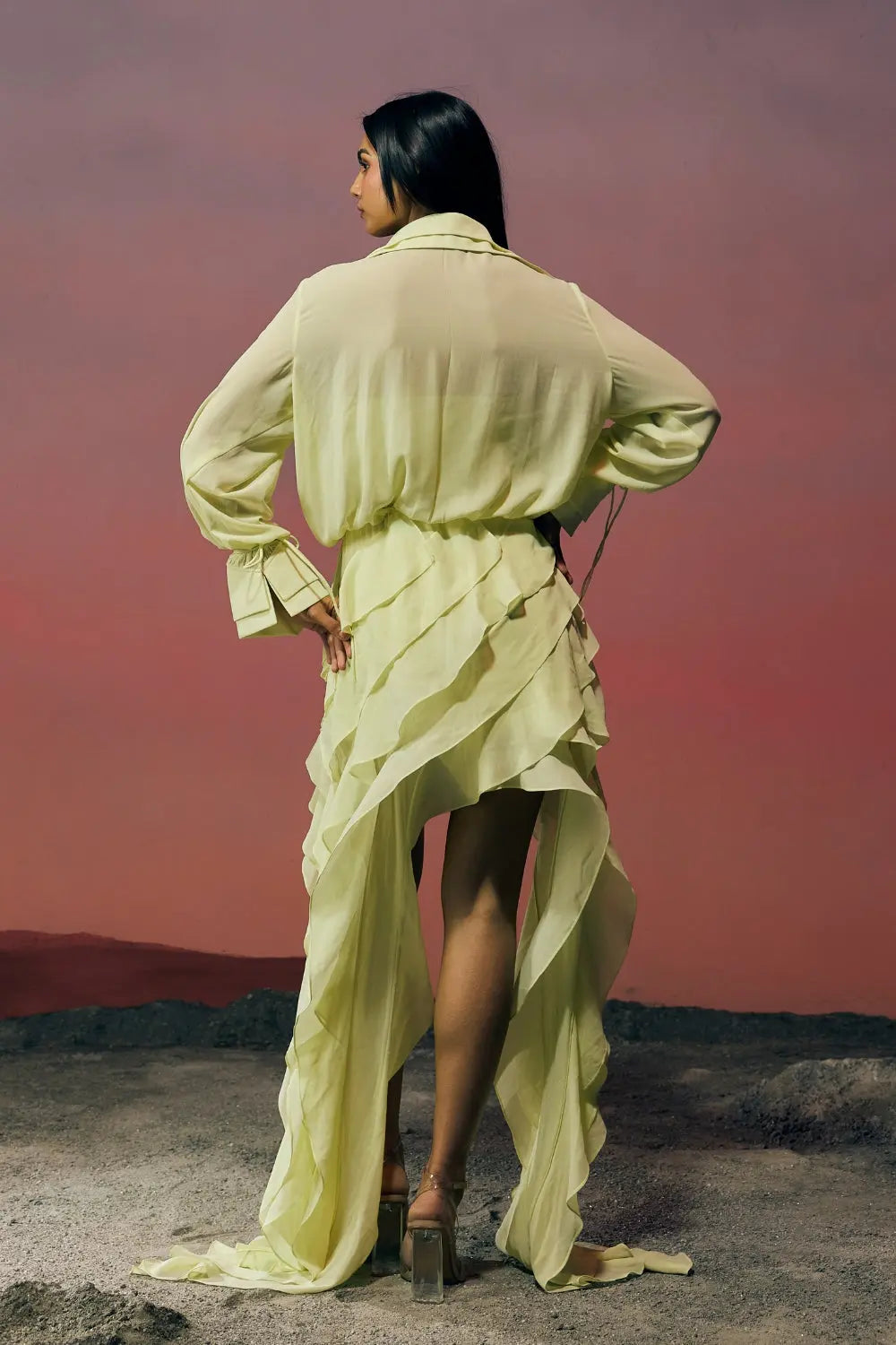 The Elara Dress Ivoryrose.in