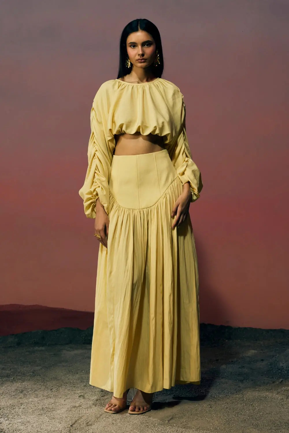 The Sunlit Drift Set Ivoryrose.in