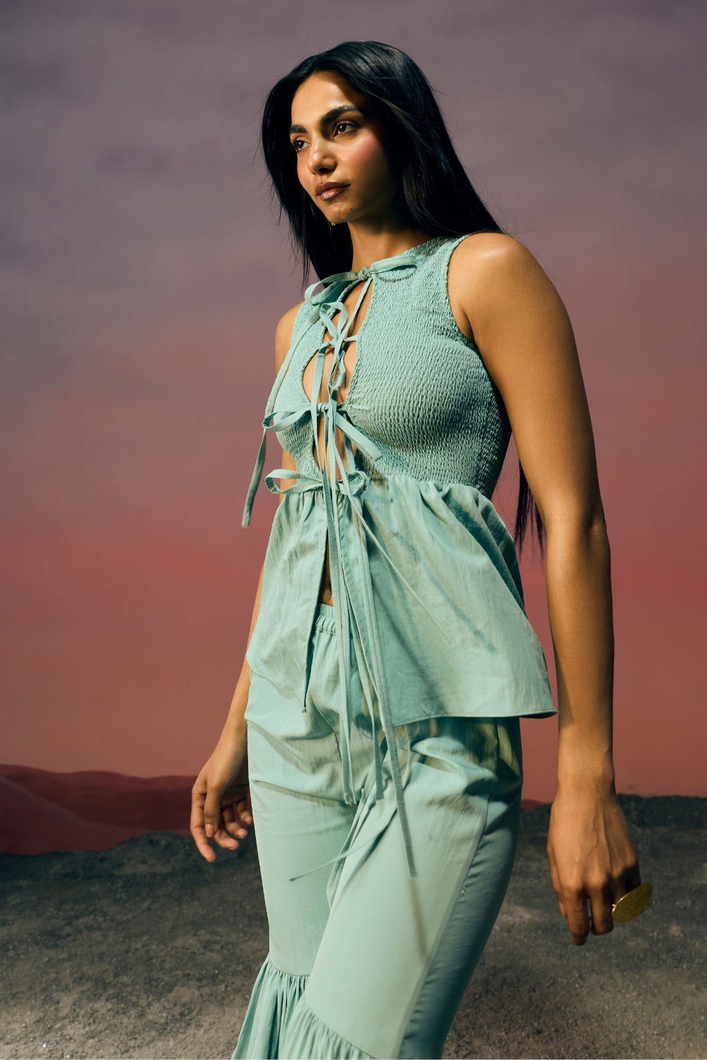 The Seafoam Drift Top