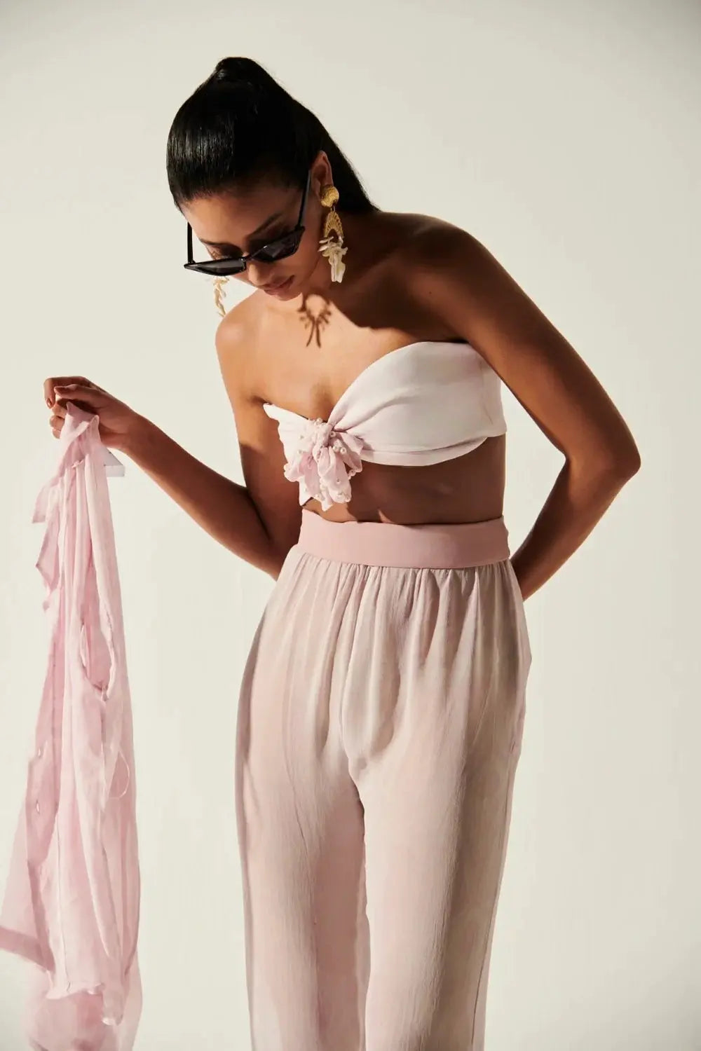 Ocean Wave Set Ivory Rose
