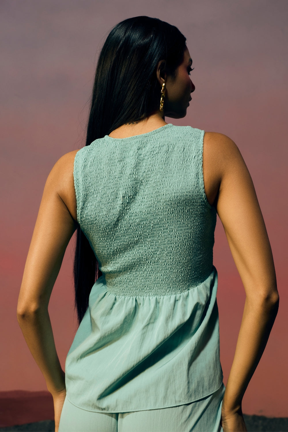 The Seafoam Drift Top