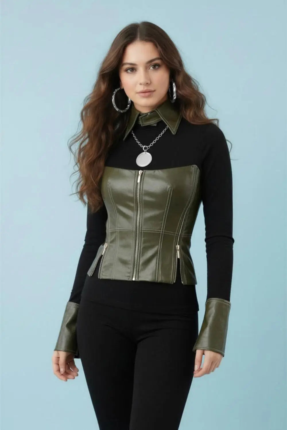Verde Command Sculpted Hybrid Top Ivory Rose