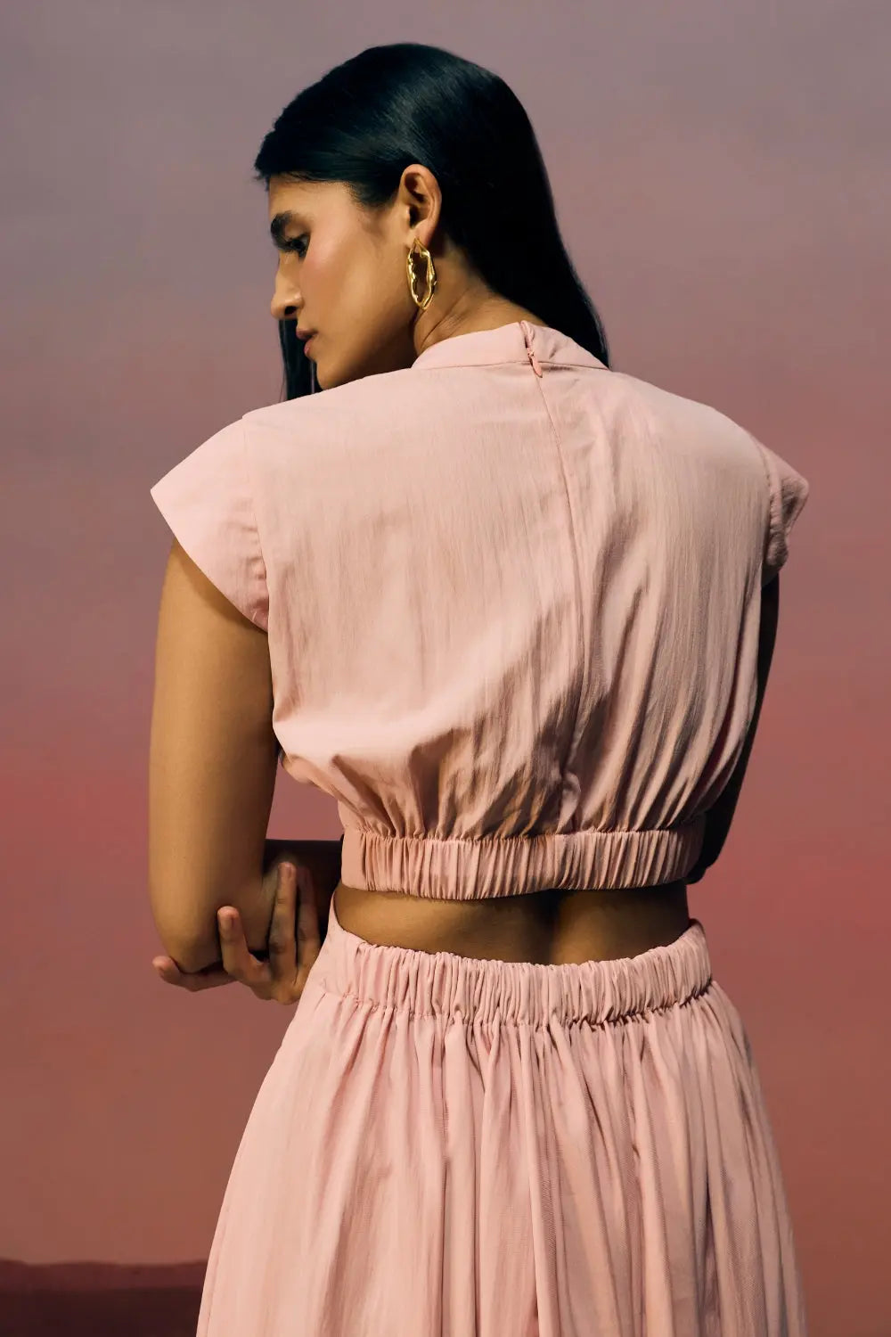 The Blush Meridian Dress Ivoryrose.in