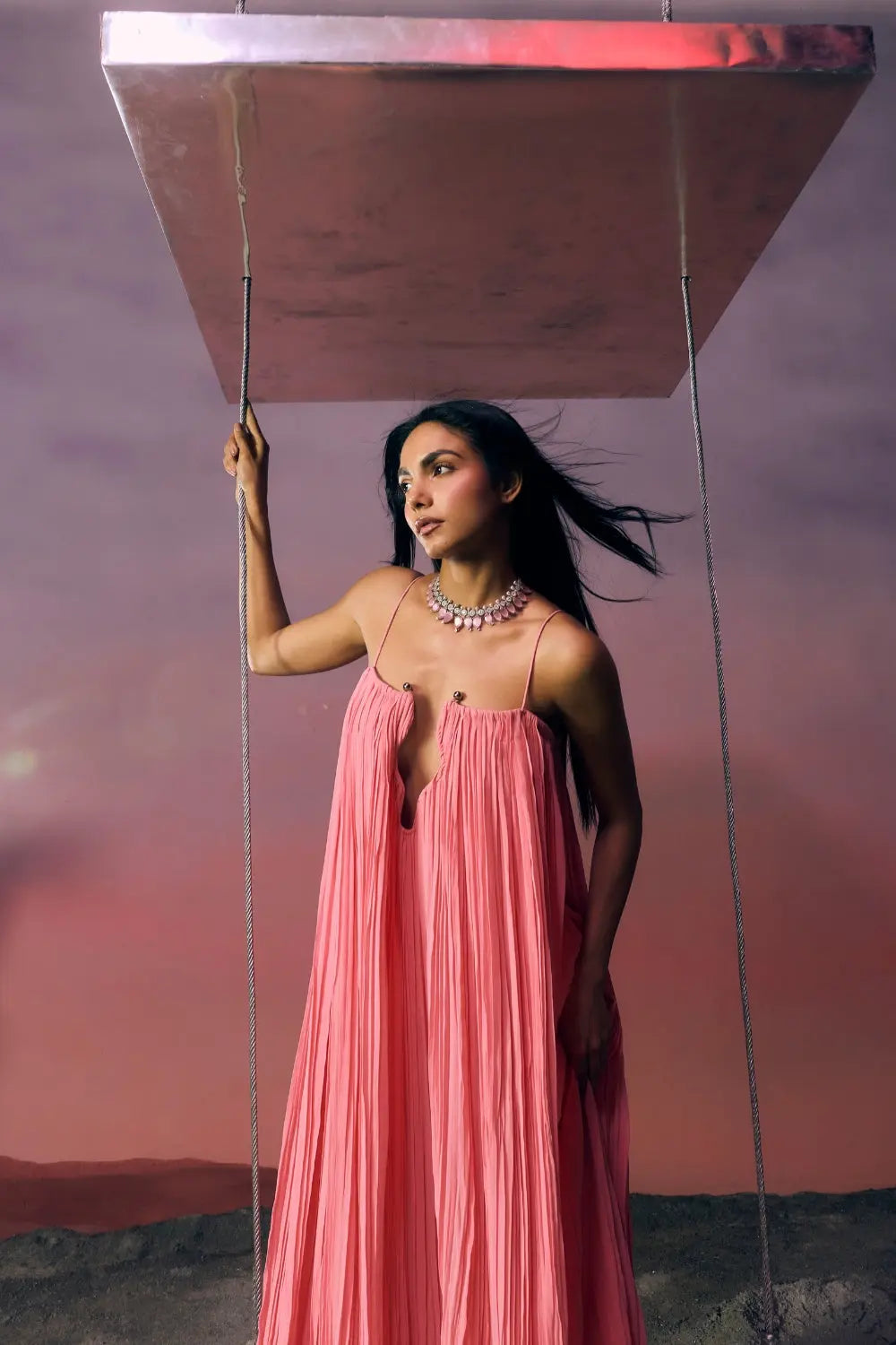 The Seraphine Gown Ivoryrose.in