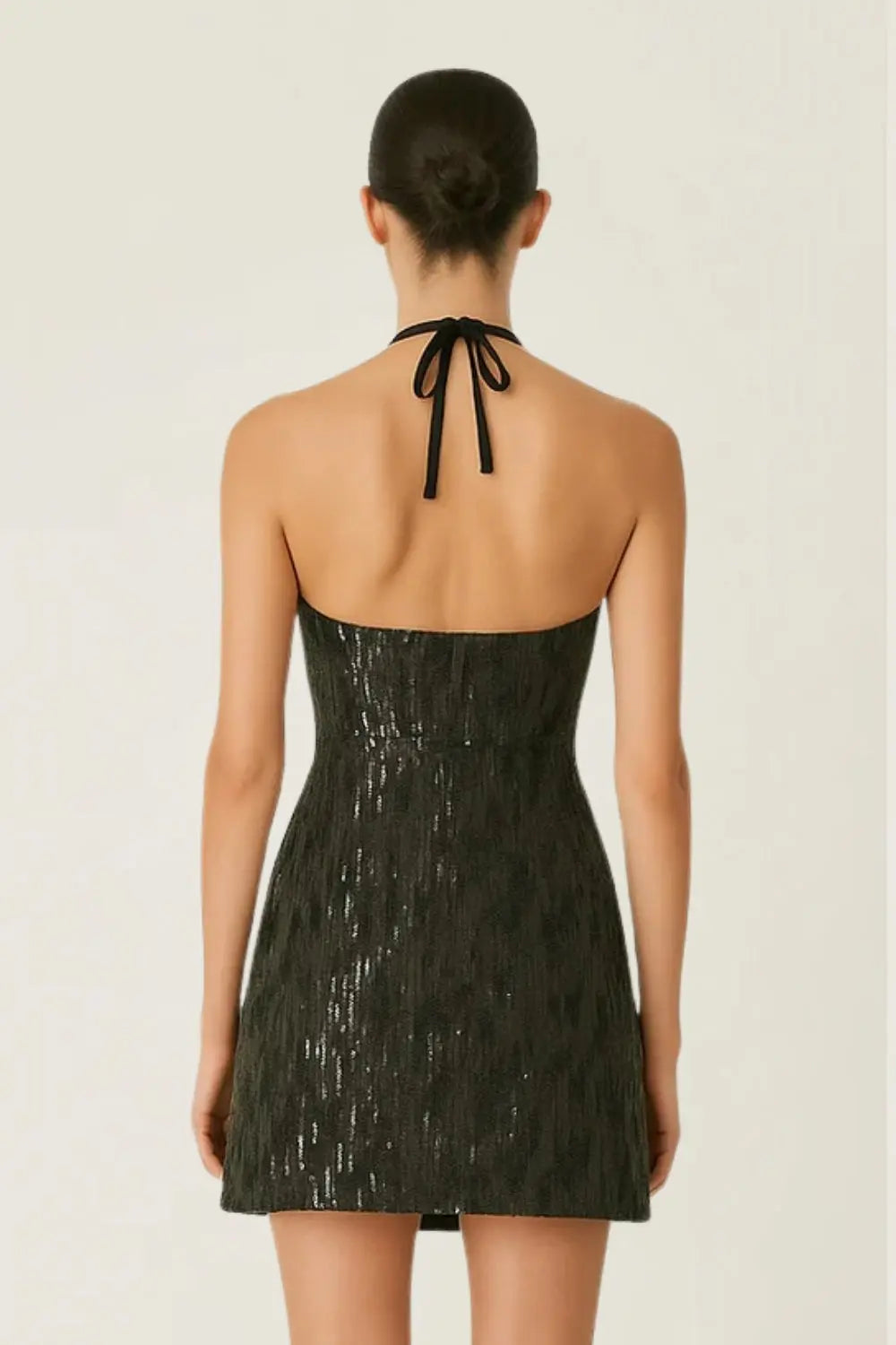Midnight Riff Dress Ivory Rose