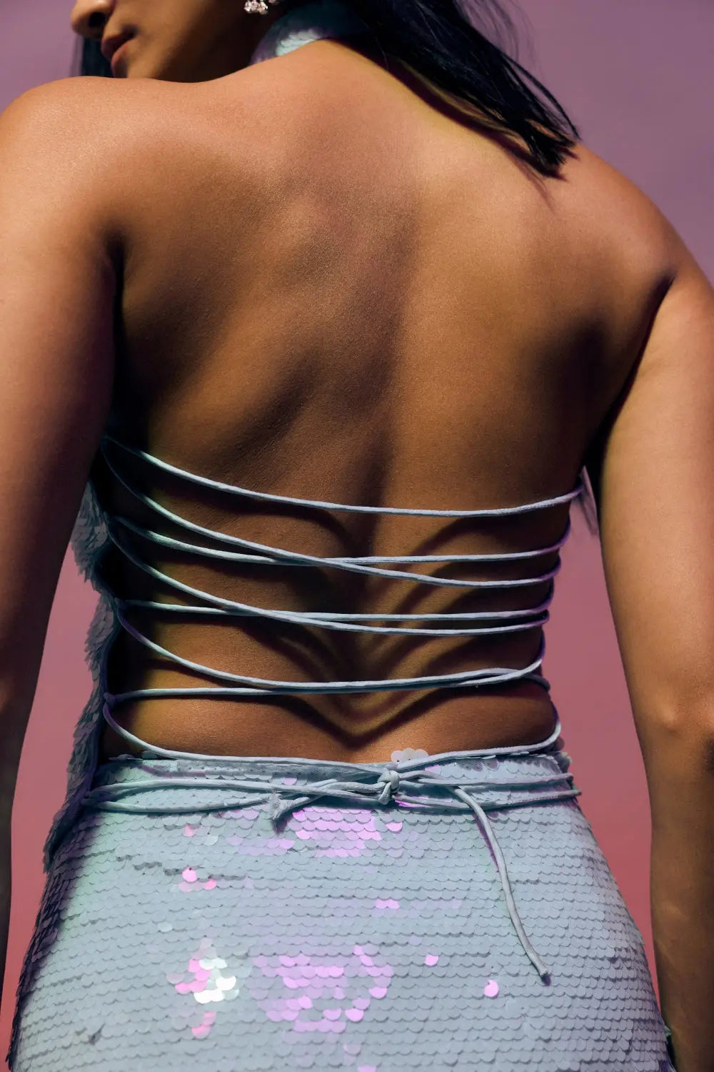 The Luminous Tide Skirt Ivoryrose.in