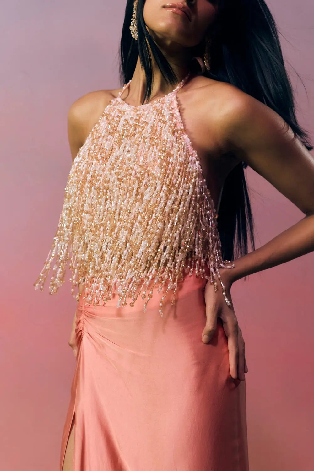 The Rosé Cascade Set Ivoryrose.in