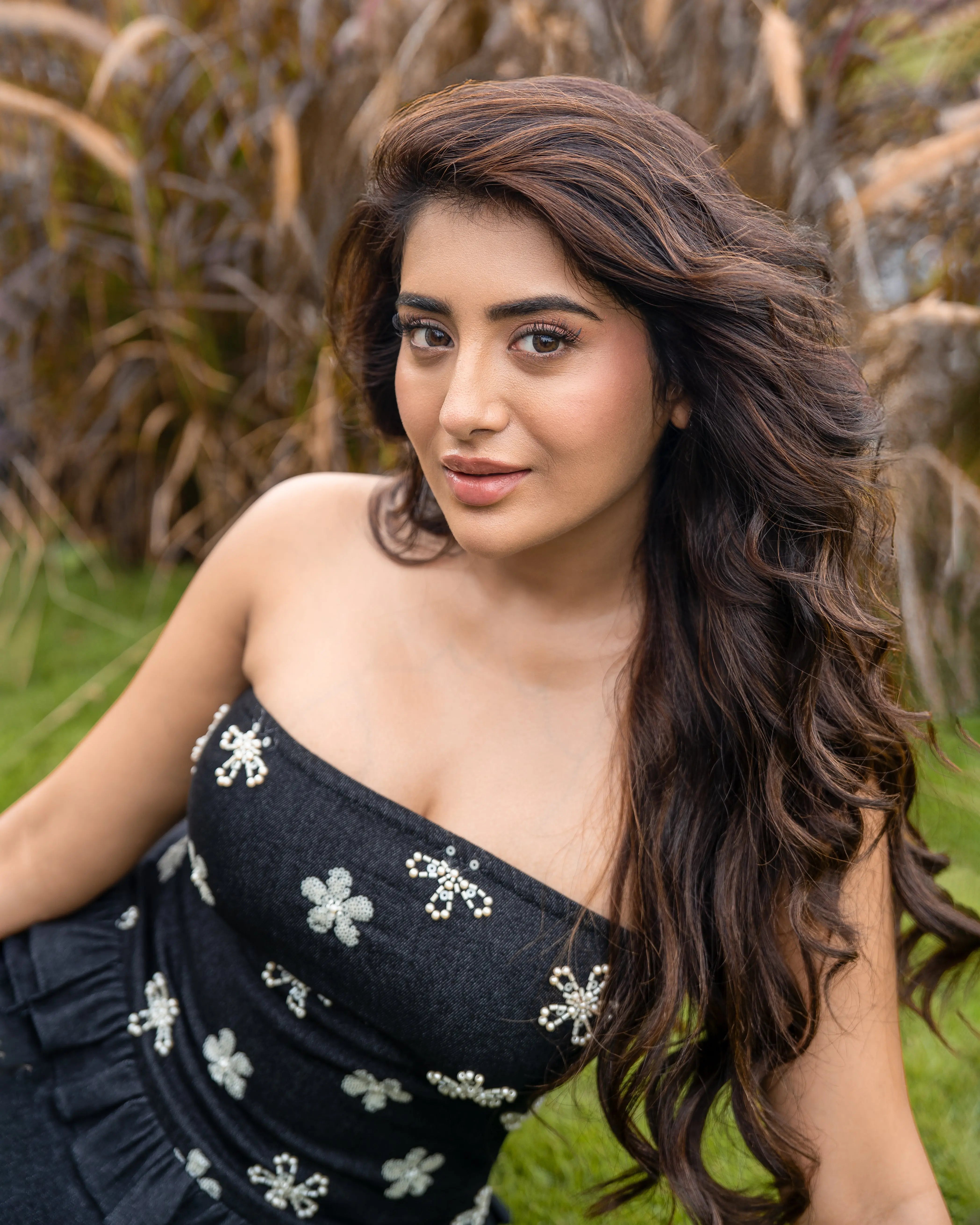 Rashi Singh In Our Midnight Blossom Ivory Rose