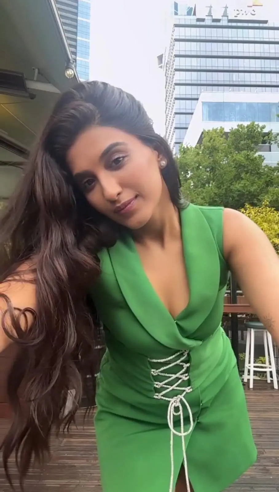 Nimrit Ahluwalia In Our Ava Rhinestone Jacket Ivory Rose