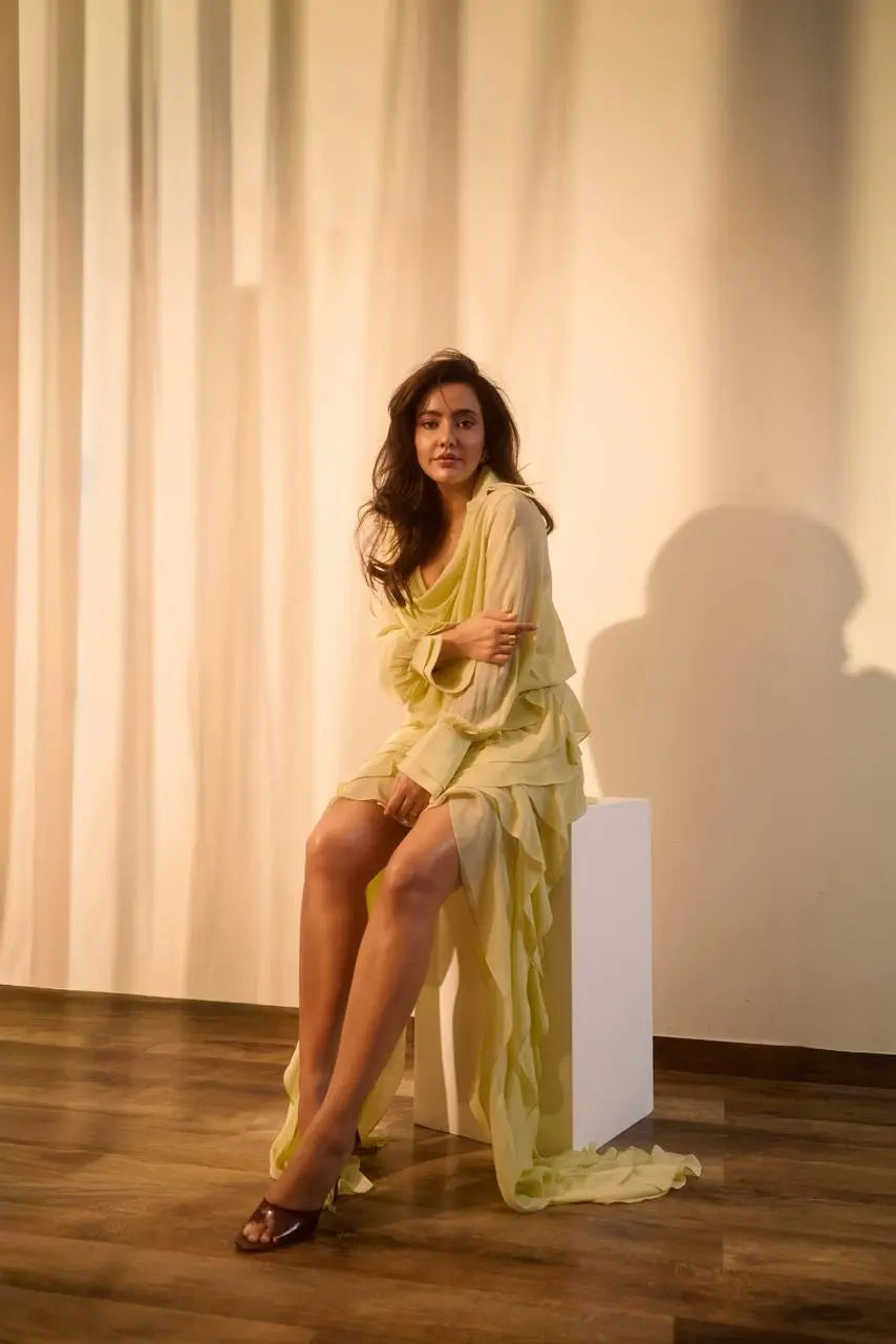 Neha Sharma In Our Elara Dress Ivoryrose.in