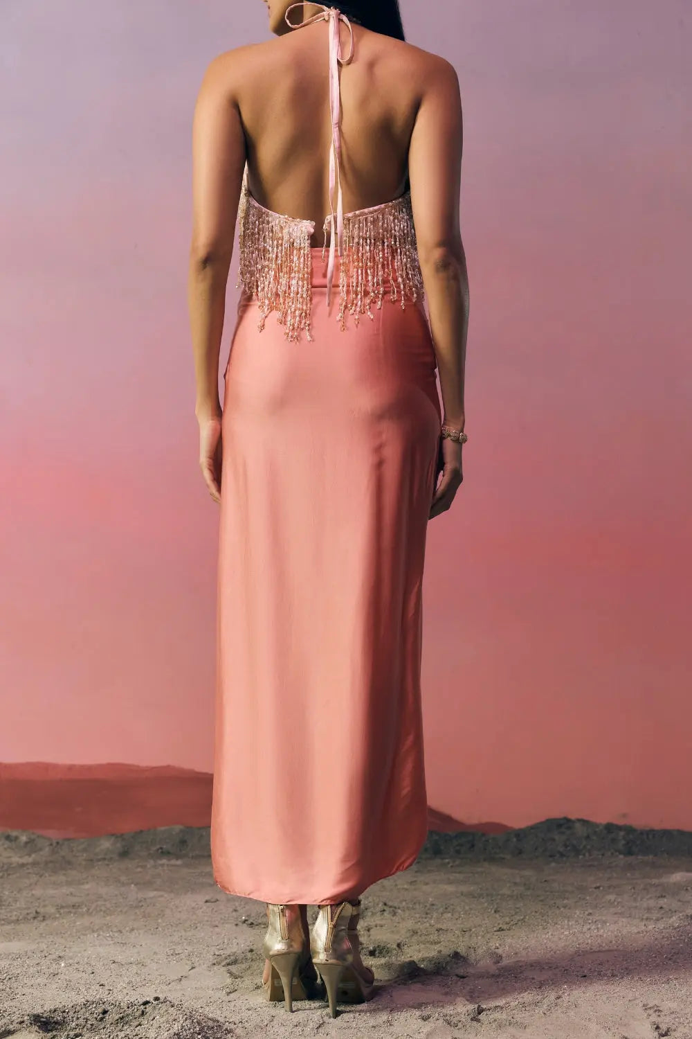 The Rosé Cascade Set Ivoryrose.in