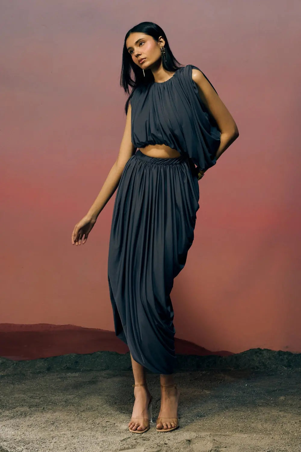 The Aveline Dress Ivoryrose.in