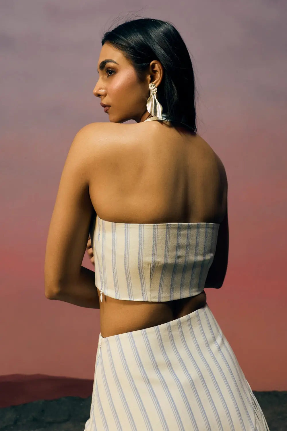 The Saltline Drift Skirt Ivoryrose.in