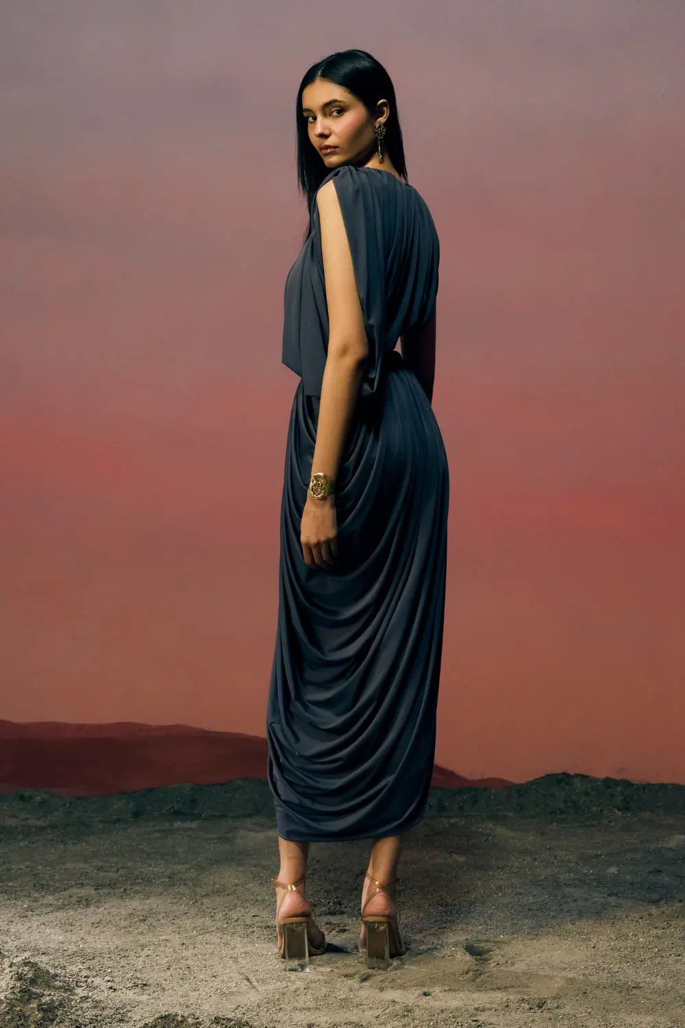 The Aveline Dress Ivoryrose.in