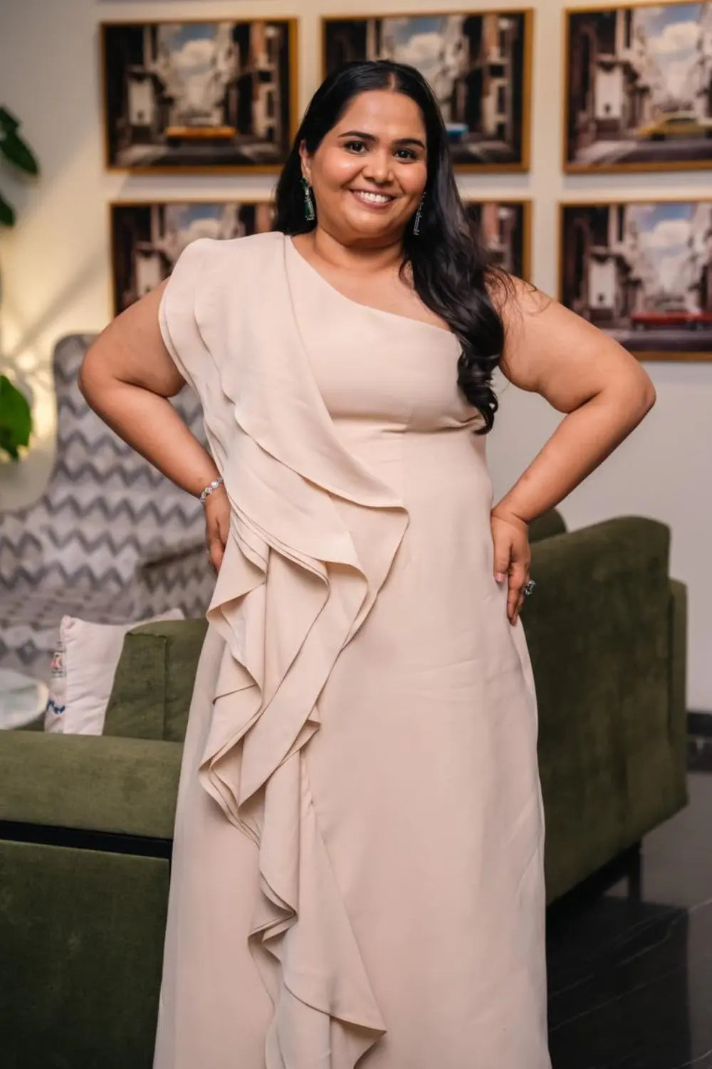 The Solene Dress Ivoryrose.in