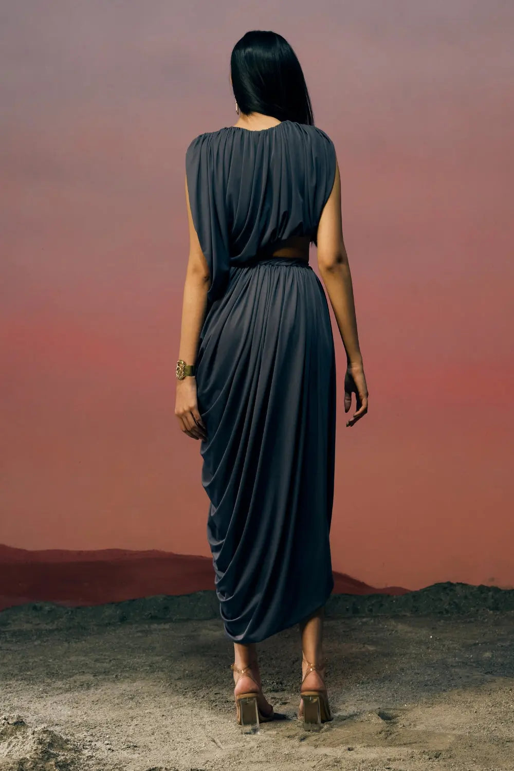 The Aveline Dress Ivoryrose.in