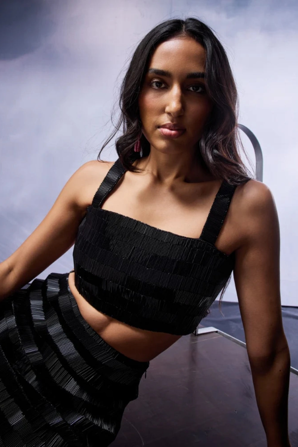 MIDNIGHT TEMPO CROP TOP