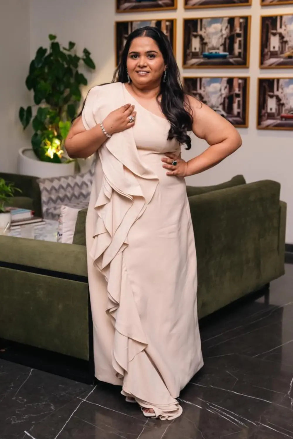 The Solene Dress Ivoryrose.in