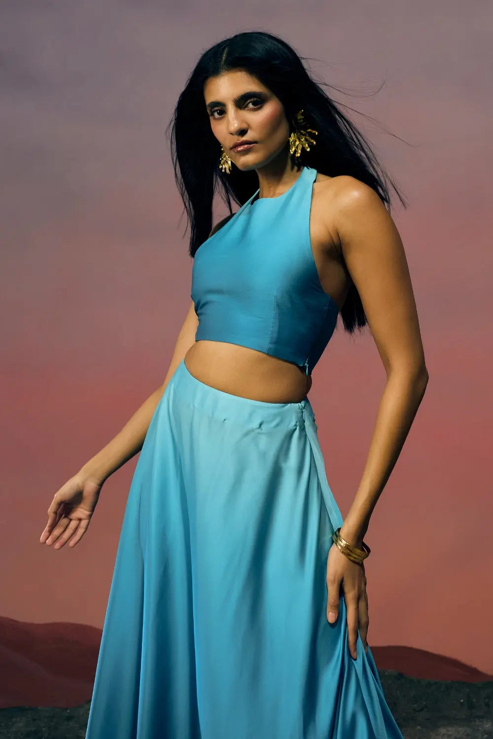 The Azaria Skirt Ivoryrose.in