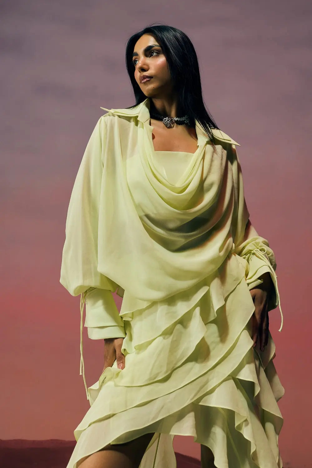 The Elara Dress Ivoryrose.in