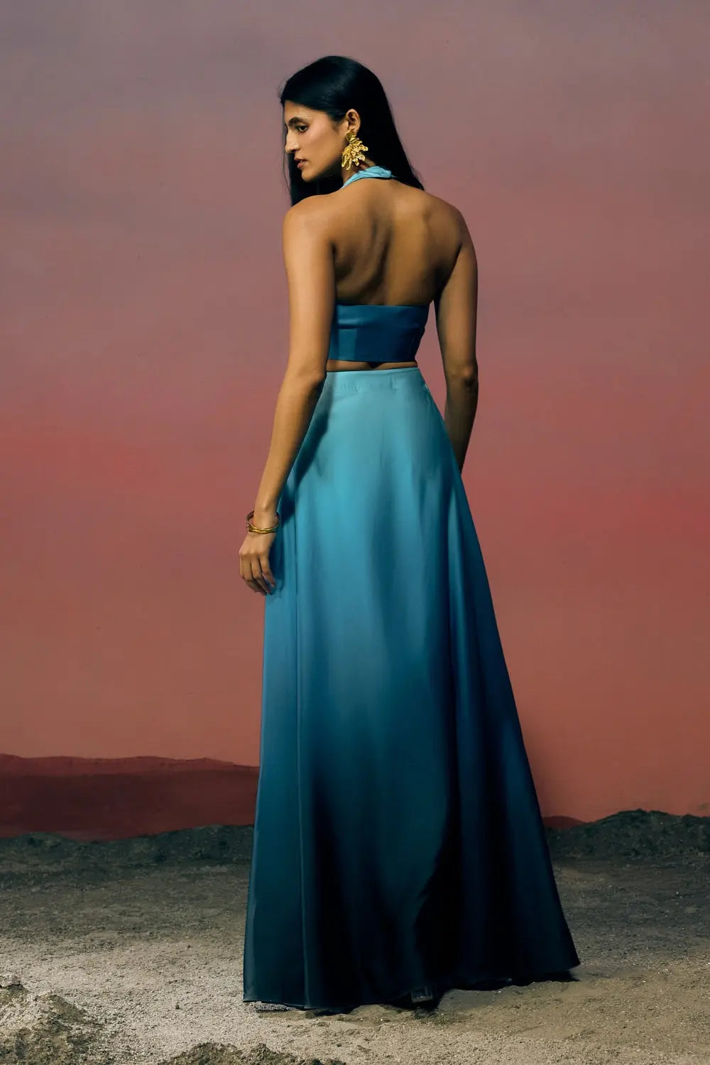 The Azaria Skirt Ivoryrose.in
