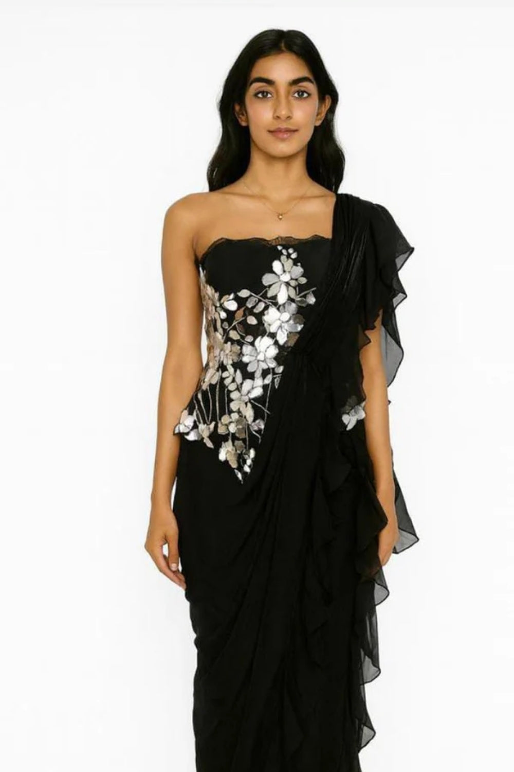 LUMINA PANT ORGANZA SAREE WITHOUT CORSET