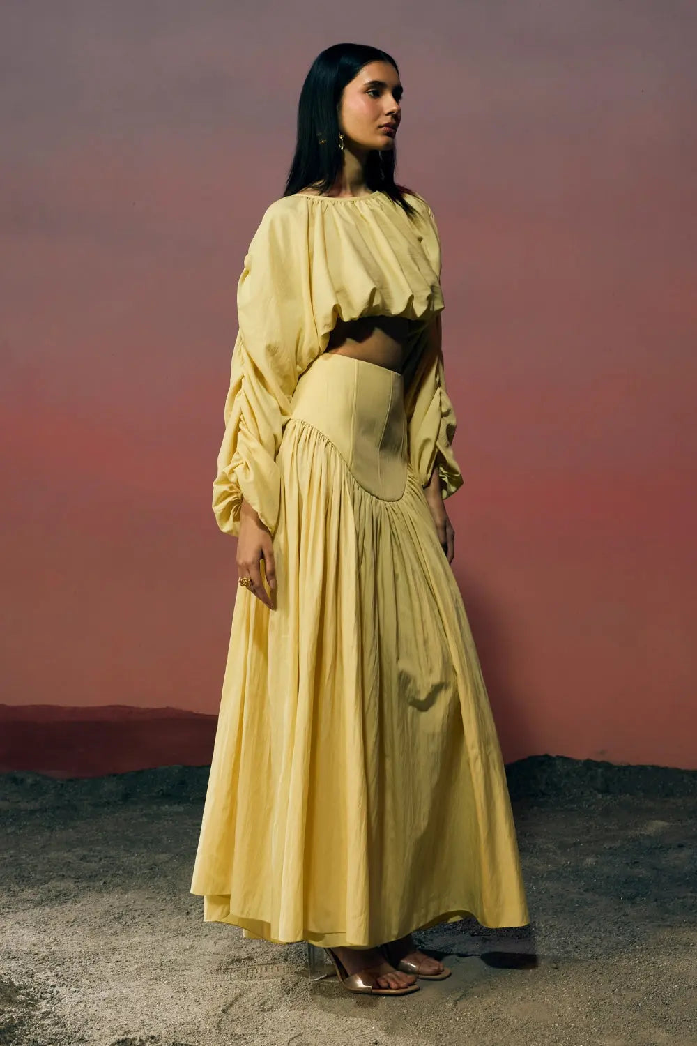 The Sunlit Drift Set Ivoryrose.in