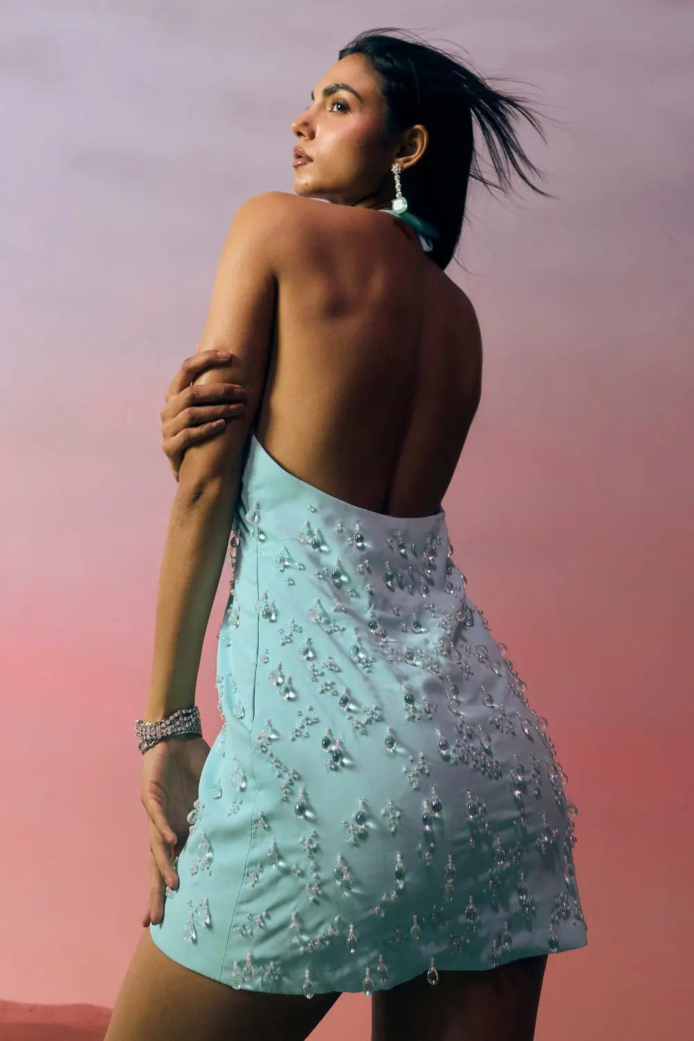 The Azura Dress Ivoryrose.in