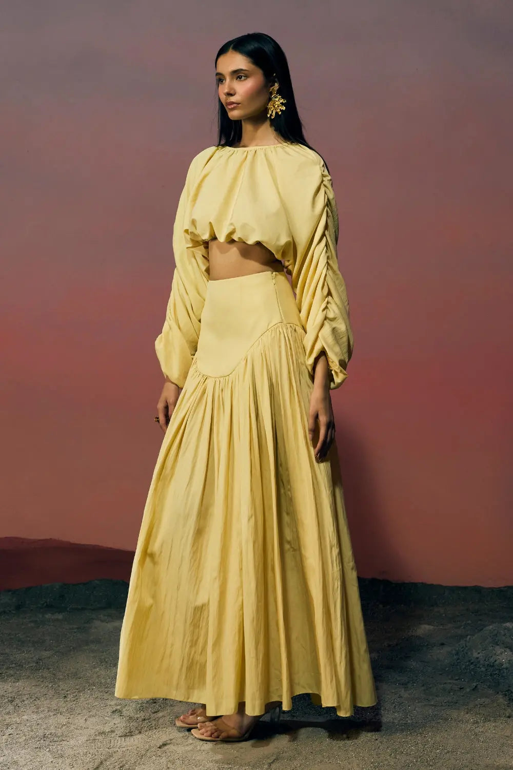 The Sunlit Drift Set Ivoryrose.in