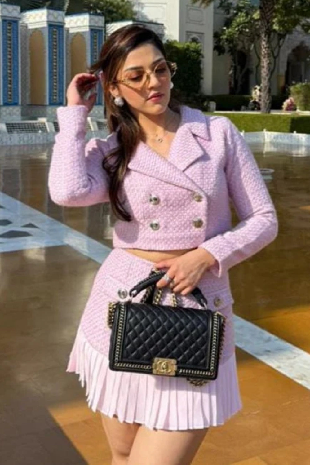 Mehreen pirzadaa in our Blush Reverie