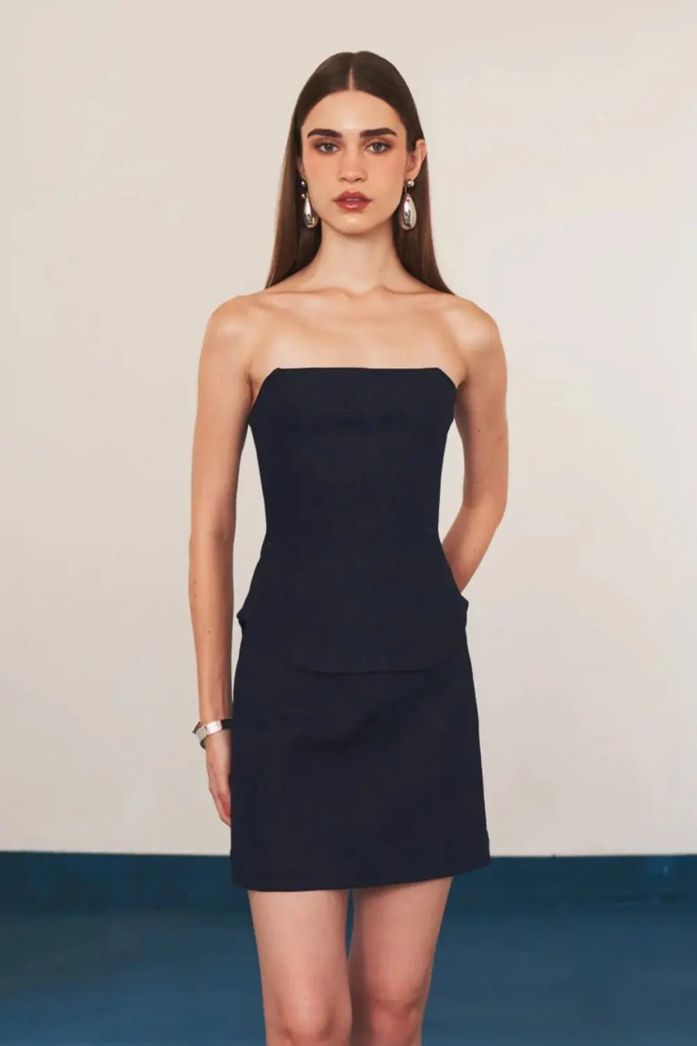 Midnight Curve Set Ivory Rose