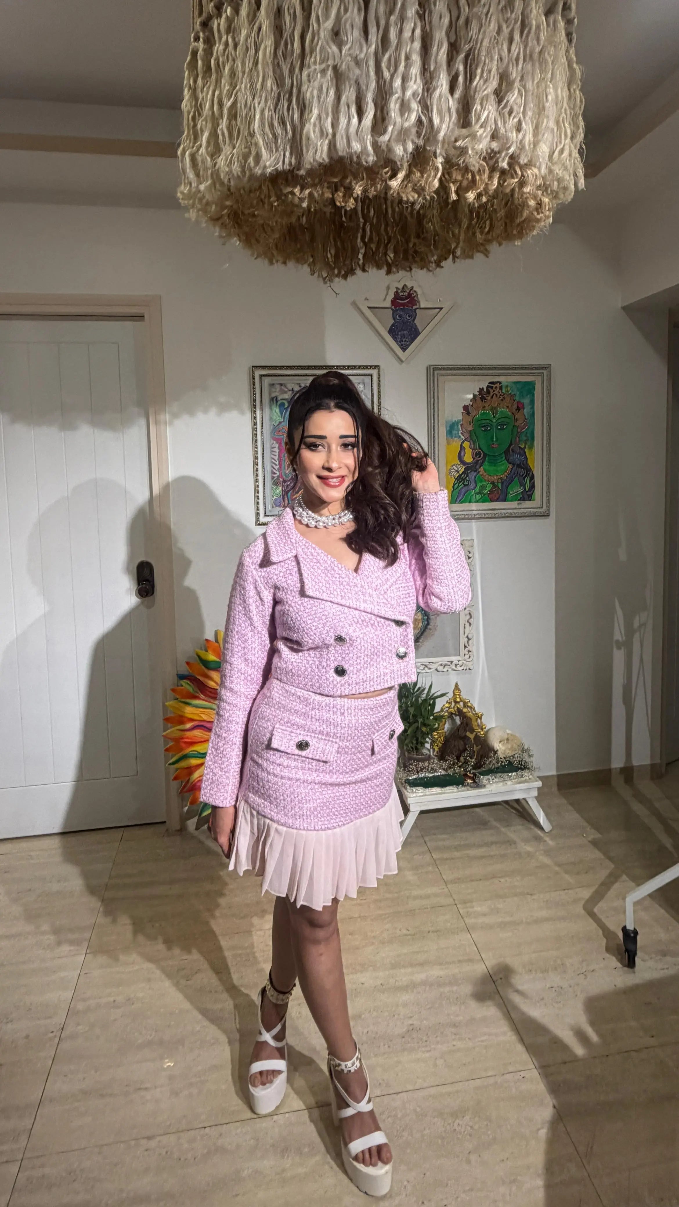 Nyra Banerjee In Our Blush Reverie Ivory Rose