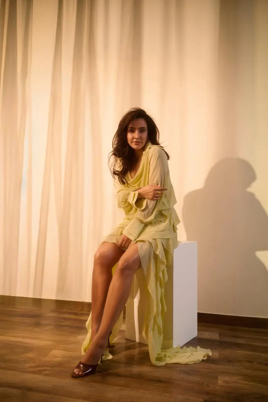 Neha Sharma In Our Elara Dress Ivoryrose.in