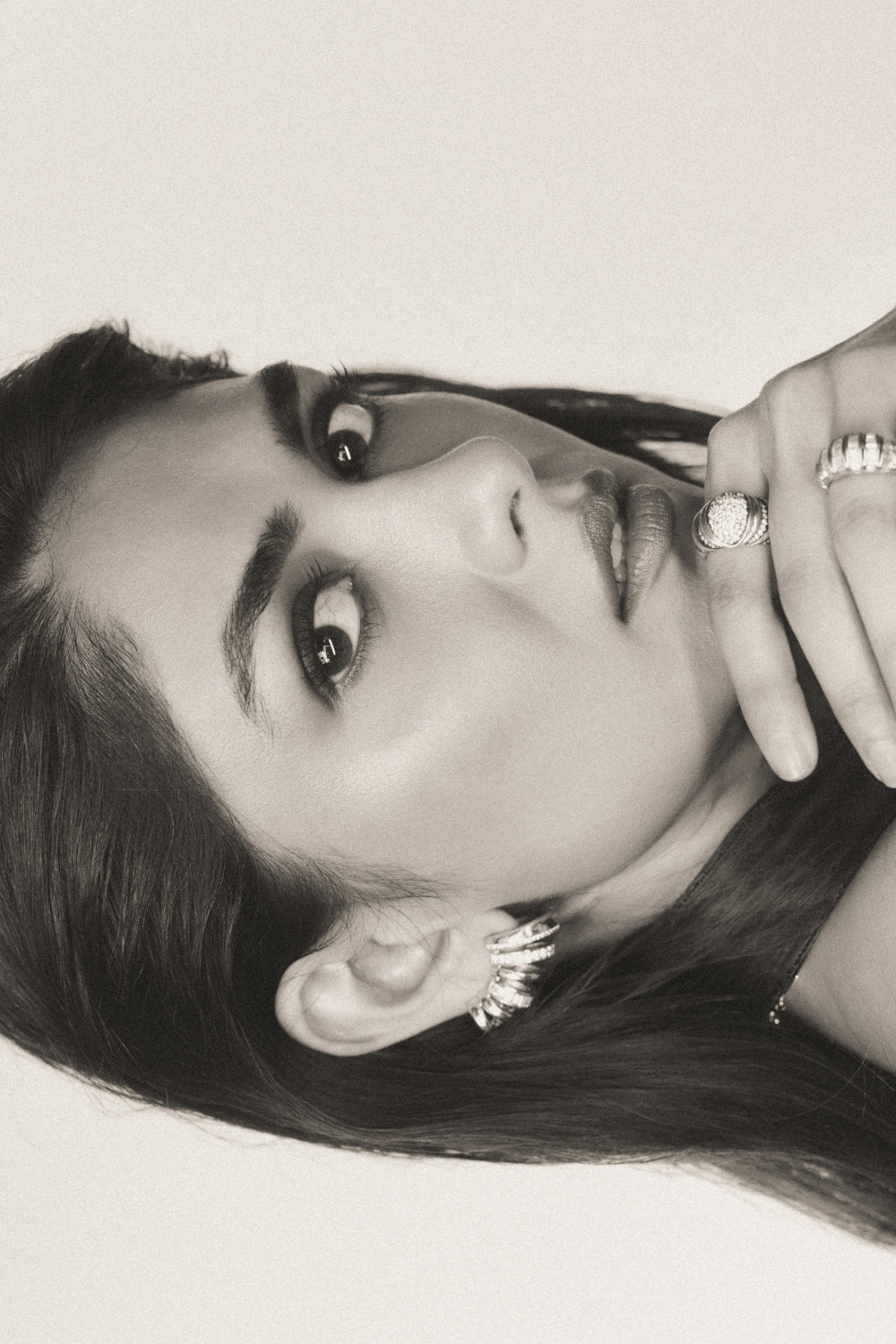 Mrunal Thakur In Our Rebel Frame Set Ivory Rose