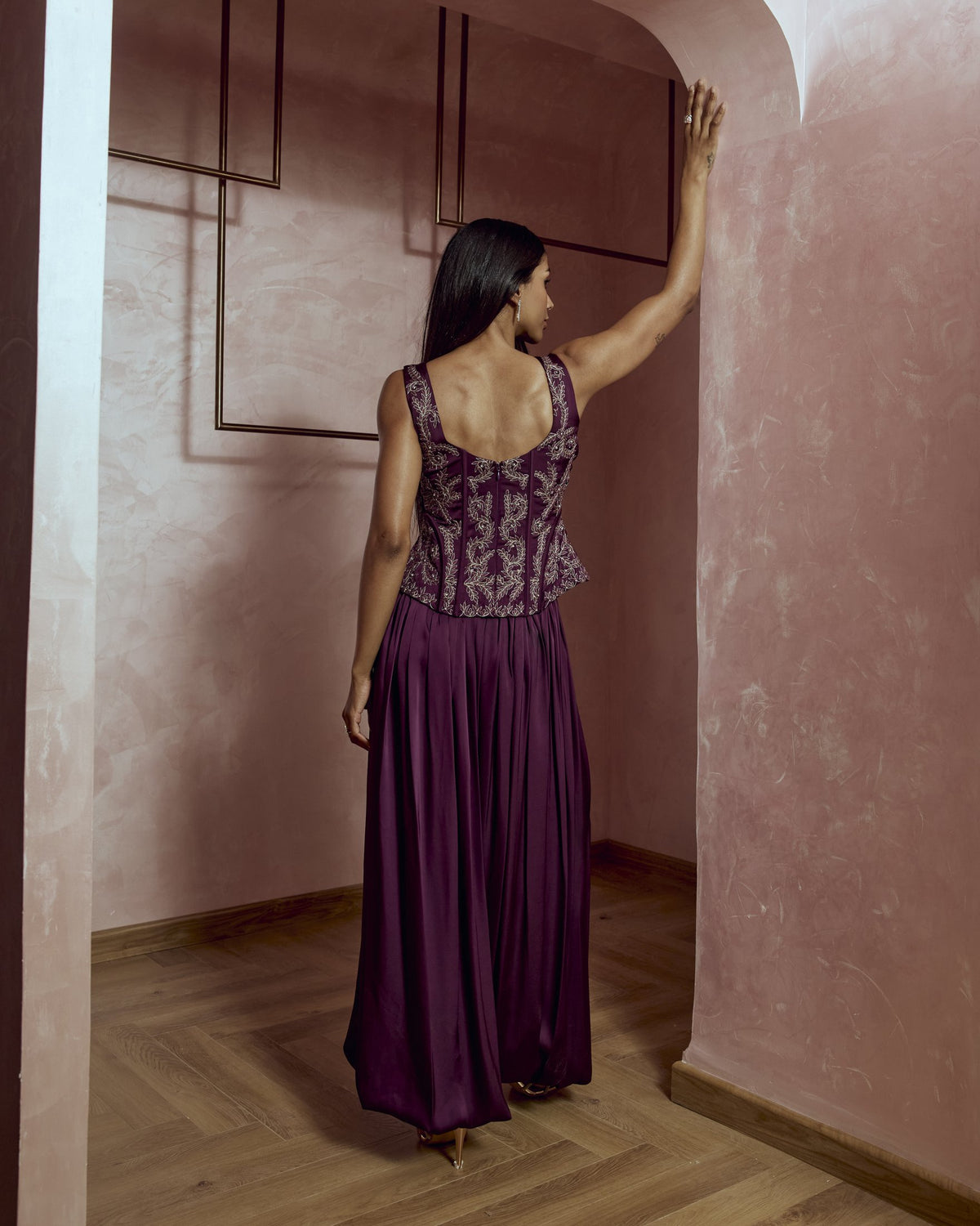 Diya Corset & Balloon Pants Set — Material G(ir)l